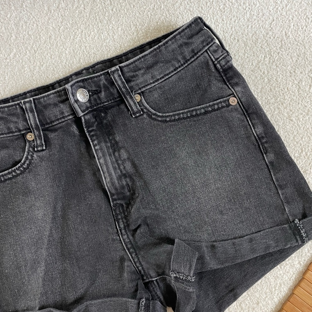 Black High Rise Shorts - Picture 5 of 5